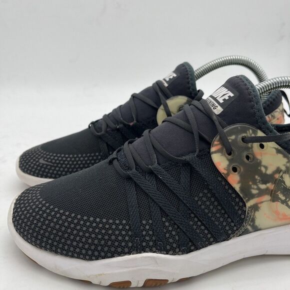 Nike Free TR 7 Womens 8.5 Anthracite Marble Pink Running Shoes 904651-006 - Picture 8 of 16